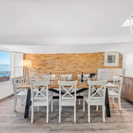 Chateau D'Azur Vieille Ville Vue Sur La Mer דירה מנטון