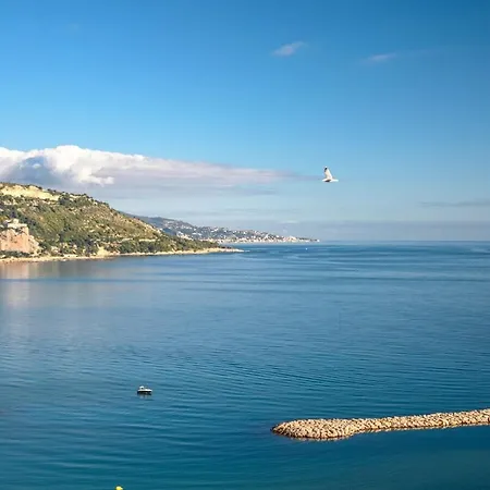 Chateau D'Azur Vieille Ville Vue Sur La Mer מנטון